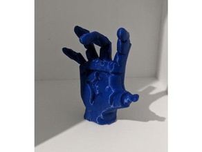 zombie mão a arte o dia das bruxas assustador 3d print model - Mito3D