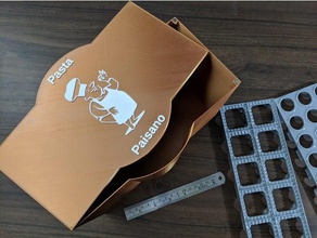 pasta paisano scatola regalo cucina pranzo ravioli 3d print model - Mito3D