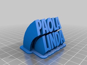 linda office customized 3d print model - Mito3D