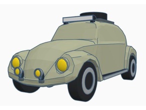 1970s baja bug automotive 3d print model - Mito3D