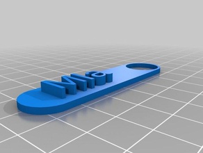 mia chaveiros personalizado 3d print model - Mito3D