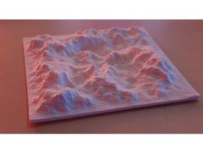 fictional landscape sculptures terrain 3d print model - Mito3D