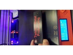 empresa nameplatemulti-material 3d de la impresora accesorios 3d print model - Mito3D