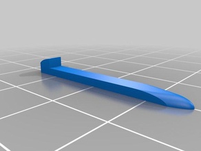 coltello da tasca sostituzione stuzzicadenti mano strumenti parte di ricambio parti un coltellino svizzero spazzolino denti 3d print model - Mito3D