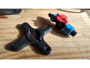 mini drip tape valve opening tool hand tools 3d print model - Mito3D