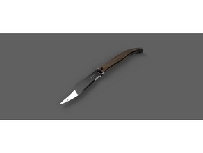 español cuchillo props 3d print model - Mito3D
