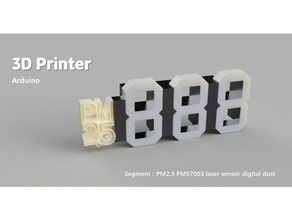 a1air quality7 segmento pms7003 pm25 3d las impresoras arduino el polvo industrial 3d print model - Mito3D