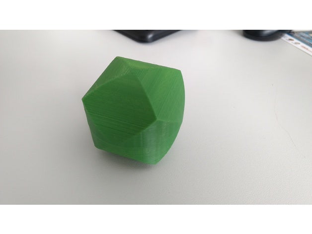 liscia steinmetz solid 3 cilindri intersezione la matematica 3D print model - Mito3D