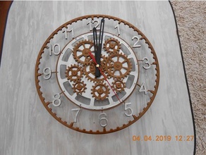 clock decorative mechanism nsfw 3d print model - Mito3D