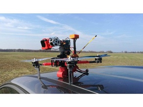 cardan adaptateur drones gopro connecteur rc des véhicules brushless sourceone le sct source 3d print model - Mito3D