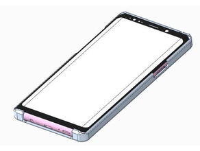 couvercle pare-chocs samsung s9+ plus mobile téléphone couvrir d'un smartphone samrtphone galaxy s9 3d print model - Mito3D