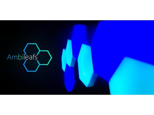 ambileafs 3d printing arduino aurora esp8266 hexagon hexaleaf homesync led light panel nanoleaf neopixel reactive sound wall wemos d1 mini 3D print model - Mito3D
