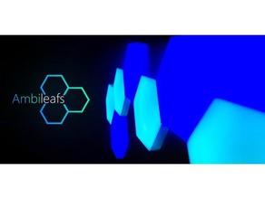 ambileafs 3d baskı arduino aurora esp8266 hexagon hexaleaf homesync led ışık paneli nanoleaf neopixel reaktif ses duvar panosu wemos d1 mini 3d print model - Mito3D