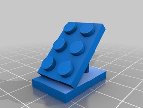 lego skos 45 30 slant 3d printing brick compatible 3d print model - Mito3D