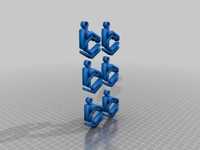 diffusion logo keychain 3d l'impression 3d print model - Mito3D