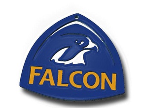 falcon key signs logos beer keychain keyring 3d print model - Mito3D