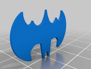batarang Skulpturen 3d print model - Mito3D