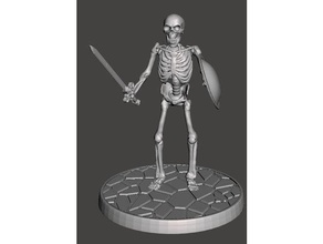 los niños hydra esqueleto espada miniatura de 28mm juegos no molestar la fantasía figura las miniaturas el cráneo muertos vivientes wargame wargames warhammer 3d print model - Mito3D