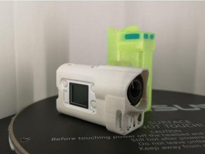 caso sony hdr-as300 fdr-x3000 câmera actioncam as300 x3000 3d print model - Mito3D