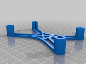 mon personnalisés hyperbolique micro brossé quadcopter frame rc véhicules 3d print model - Mito3D