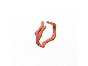 Drache-band-ring Kunst 3d print model - Mito3D
