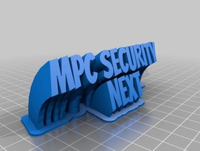 mpc de seguridad la oficina personalizado 3d print model - Mito3D