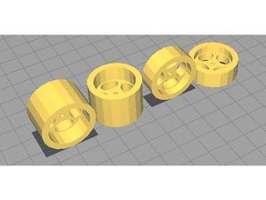 rc pool noodle wheels dollar store sized vehicles 3d print model - Mito3D