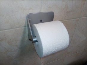 toilettenpapier-halter diy papel toilette soporte de higiénico toilettenpapierhalter rollo 3d print model - Mito3D
