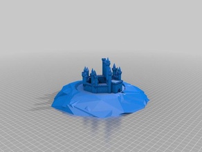 castle no1 buildings structures customized 3d print model - Mito3D