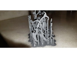 skeleton god remix cutted easier sladlp printing hobby 3d print model - Mito3D