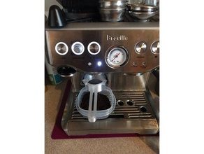 nu porte-filtre panier 54mm breville une machine à espresso cuisine manger 3d print model - Mito3D