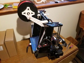 anet a6-spool-Halter 3d Drucker - Zubehör a6 upgrade 3d print model - Mito3D