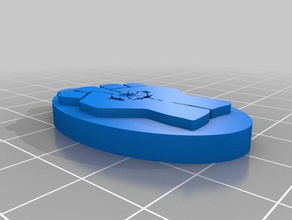 gonzo pendant keychains 3d print model - Mito3D