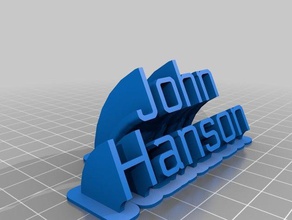john hanson el office customized 3d print model - Mito3D