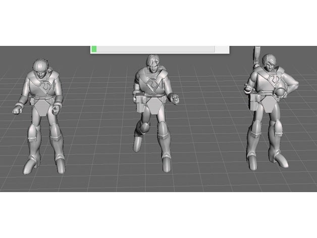 robotech zentraedi lt combat armor team 4 3 tech units games rrt wargame 3D print model - Mito3D