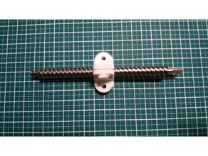trapezoidal lead screw nut tr10x16 v2 parts 3d print model - Mito3D