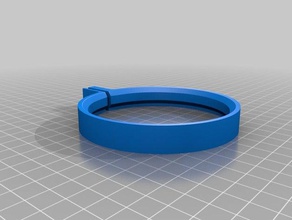 coffee pot handle band kitchen dining repair part 3d print model - Mito3D