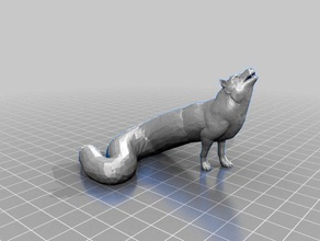 inglorious two legged albino snake-wolf wishmaster edition creatures 3d print model - Mito3D