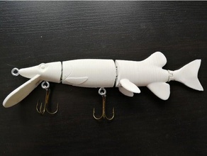 pikebait deporte al aire libre de la pesca el señuelo 3d print model - Mito3D