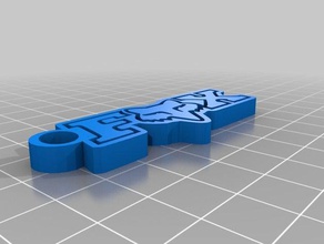 fox Anahtarlık 3d baskı 3d print model - Mito3D