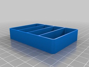 peças bandeja de gaveta 4 ferramenta os titulares caixas 3d print model - Mito3D