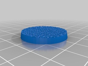 micro brick cross coffee tabletop miniature bases models 3d print model - Mito3D