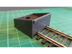 buffer stop hornby 00 tracks buildings structures 3d print model - Mito3D