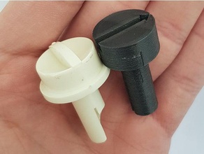 manopola termostato de reemplazo partes nevera frigorifero perilla perillas potenciómetro termostatic 3d print model - Mito3D