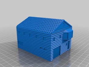 team yankee 2 story house games 3d print model - Mito3D