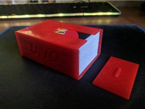 uno card box holder toy game accessories 3d print model - Mito3D