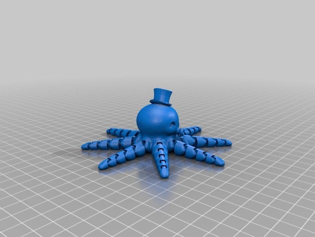 incluso más guapo del pulpo modelos 3D print model - Mito3D