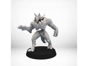 d&d golem in miniatura di posa 1 le creature dungeons dragons rpg warhammer 3d print model - Mito3D