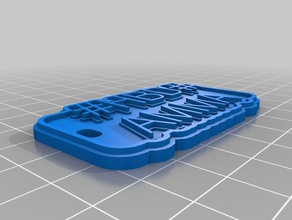new font keychains customized 3d print model - Mito3D