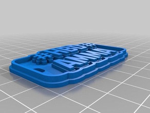 new font2 keychains customized 3d print model - Mito3D